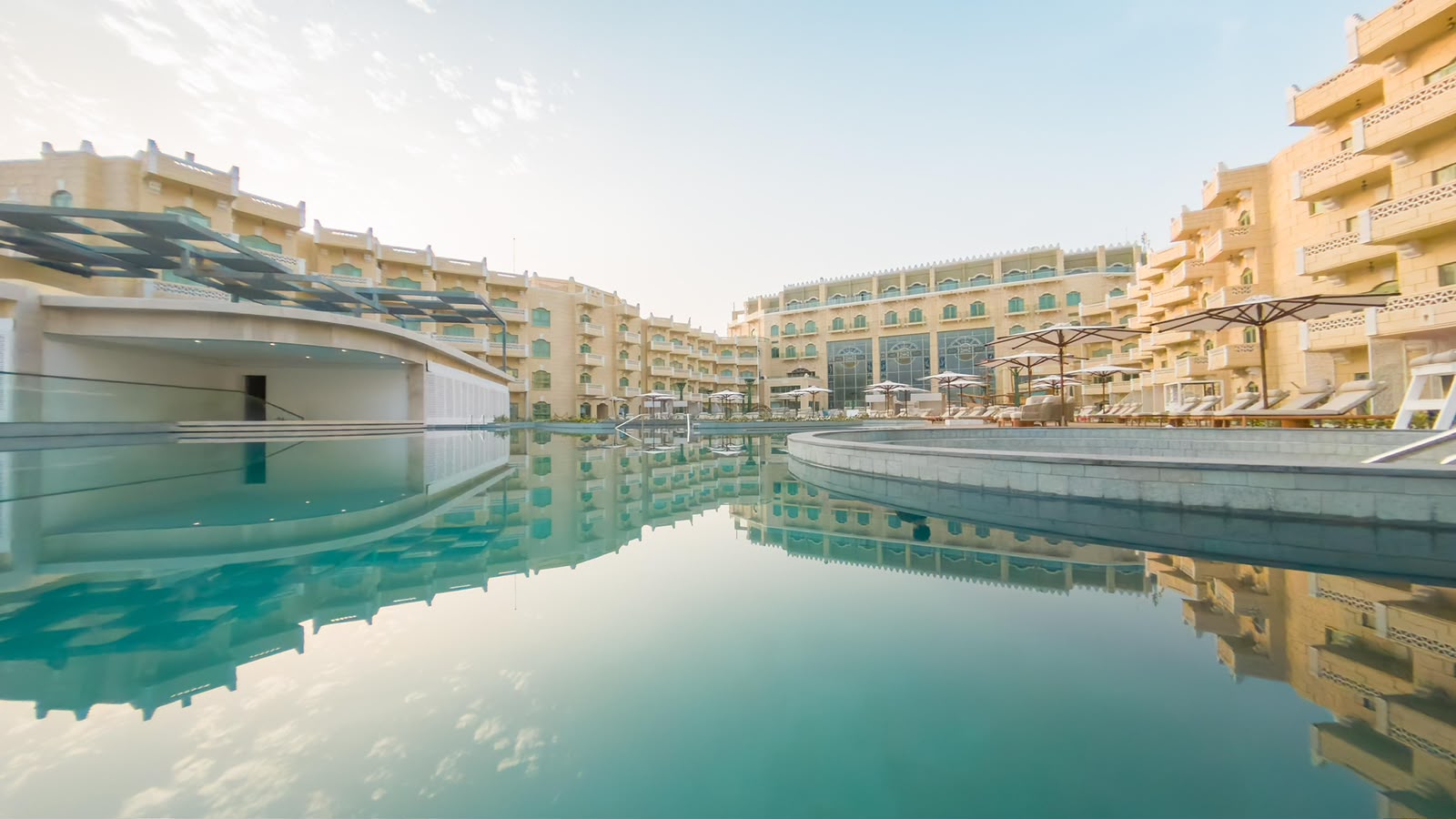 Completed hospitality and pool project